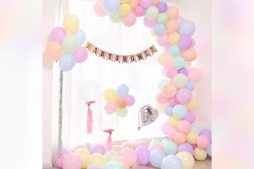 Multicolour Baby Shower Balloon Decoration